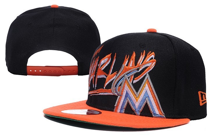 MLB Miami Marlins Snapback ( www.trade-shoes.com )--Globaltextiles.com