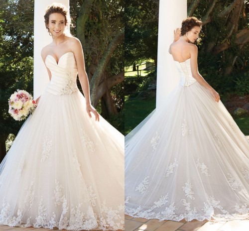 Princess Lace Wedding Gown--Globaltextiles.com