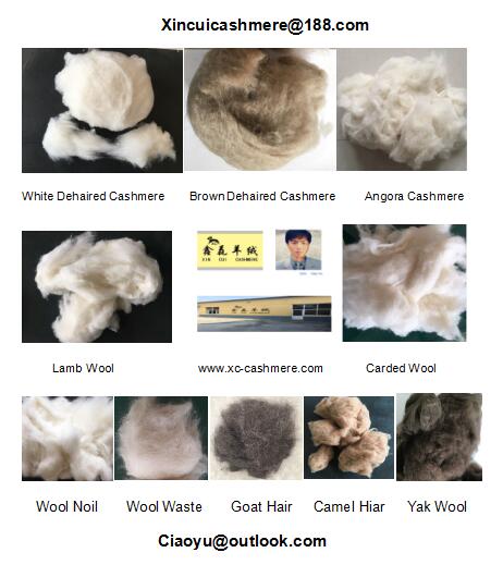 dehaired cashmere fibre carded wool camel hair--Globaltextiles.com