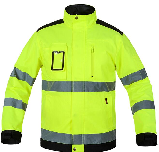 Mens Fluorescent Workwear Jacket B222--Globaltextiles.com