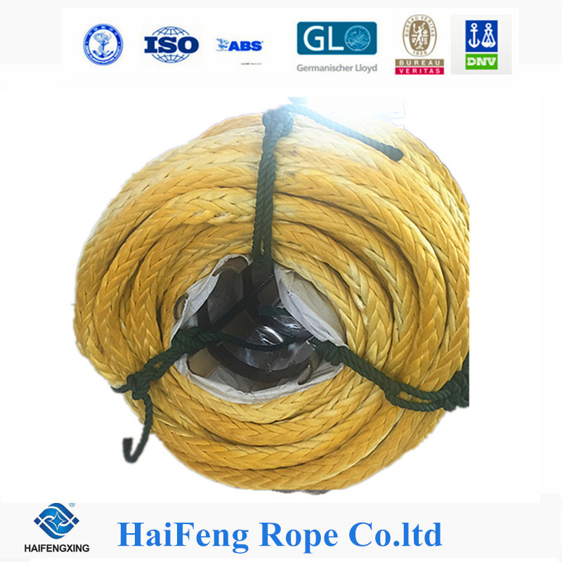 High performance 12 strand uhmwpe rope with