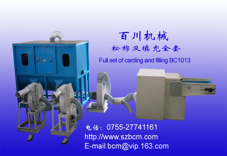 fiber carding & filling machine--Globaltextiles.com