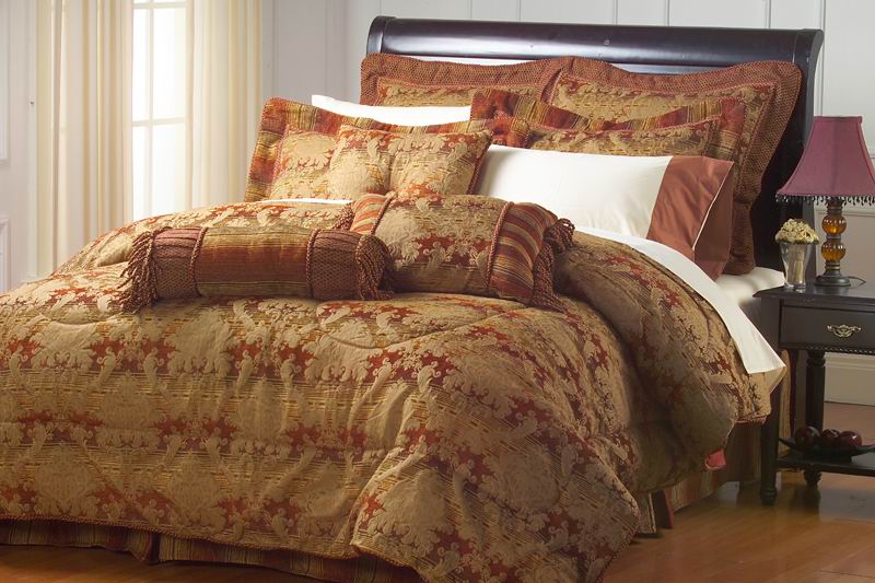 13-Piece Jacquard Comforter Set--Globaltextiles.com