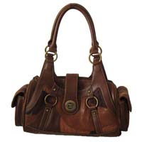 LEATHER HANDBAG--Globaltextiles.com