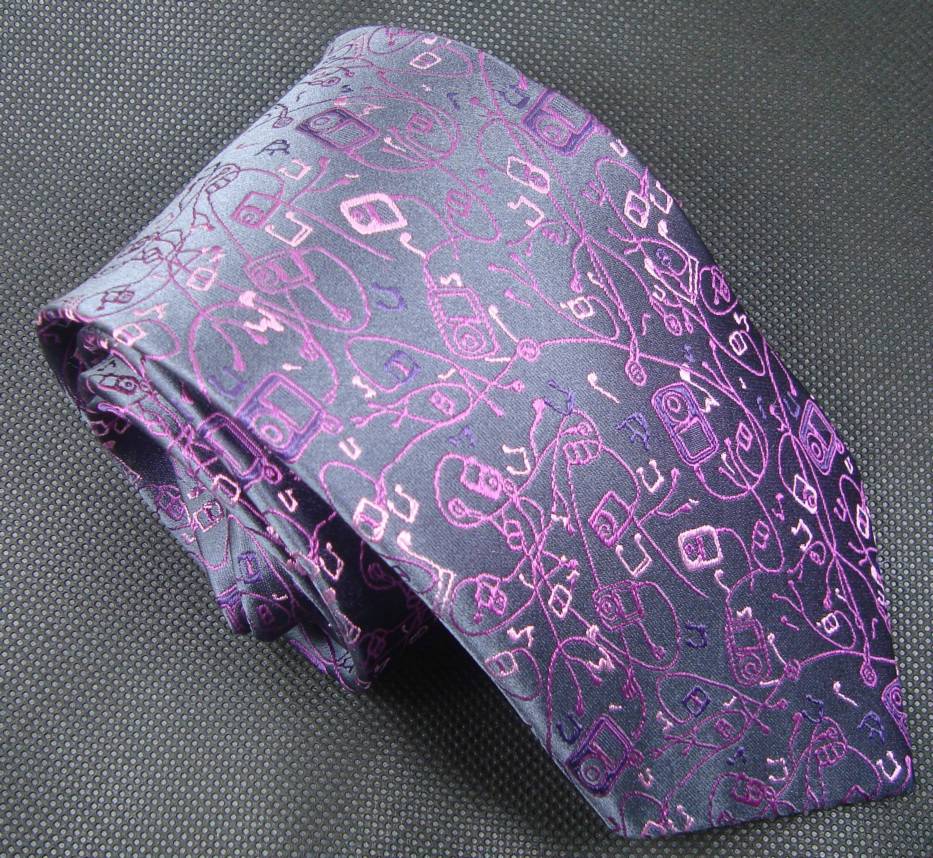 woven silk tie
