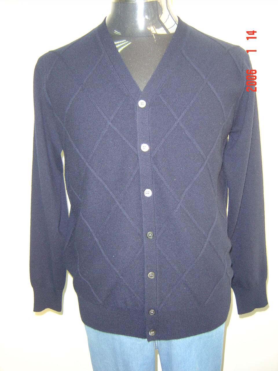 mens l/s cardigan--Globaltextiles.com