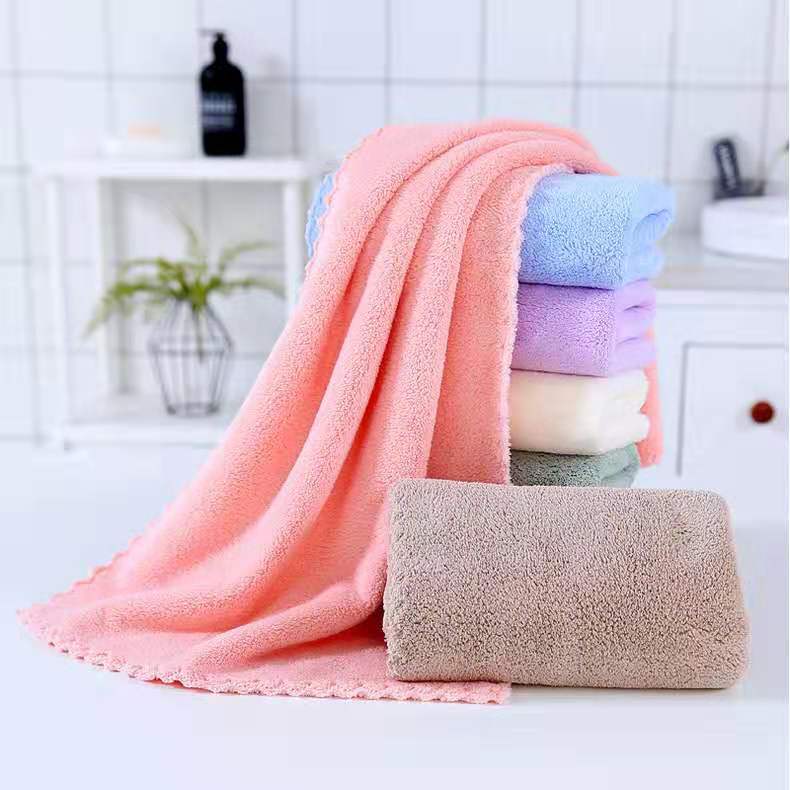 Coral Velvet microfiber towel dry hair towel--Globaltextiles.com