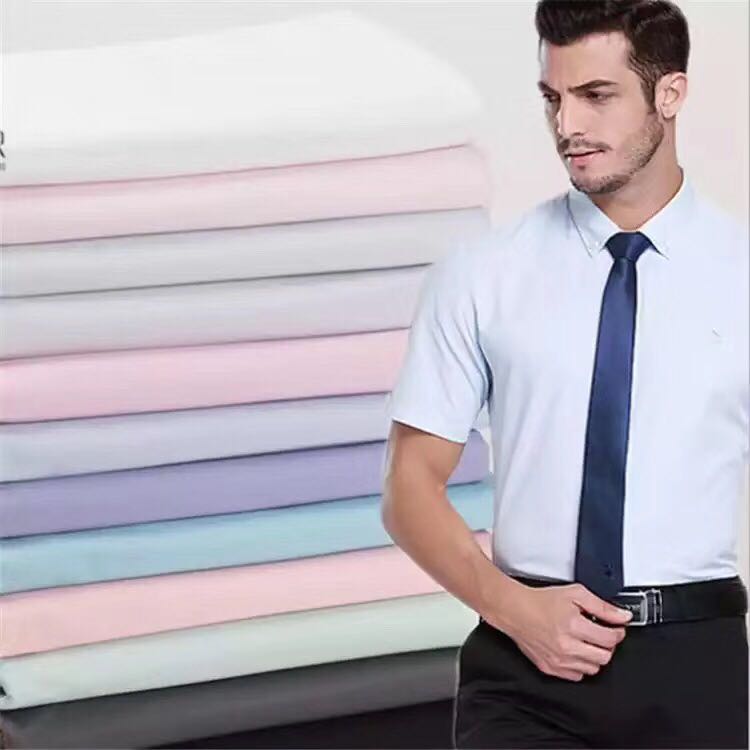 Casual Printed Non Iron Cotton Men Shirt Fabric