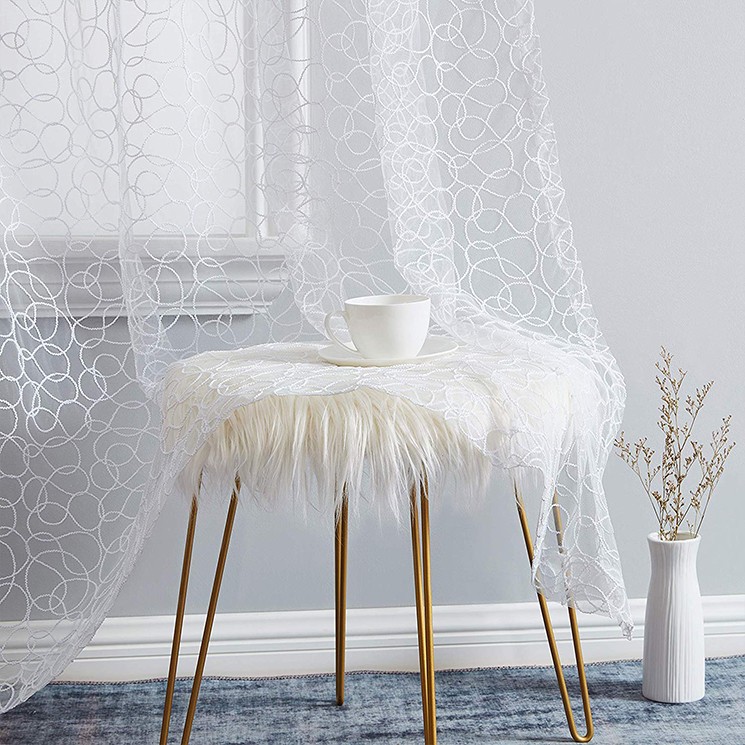 Advanced soft decorative tulle curtain--Globaltextiles.com