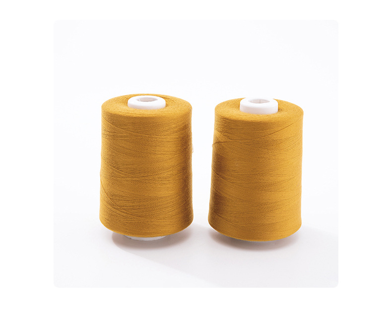 Polyester sewing thread 60/3  yellow   6,000meters