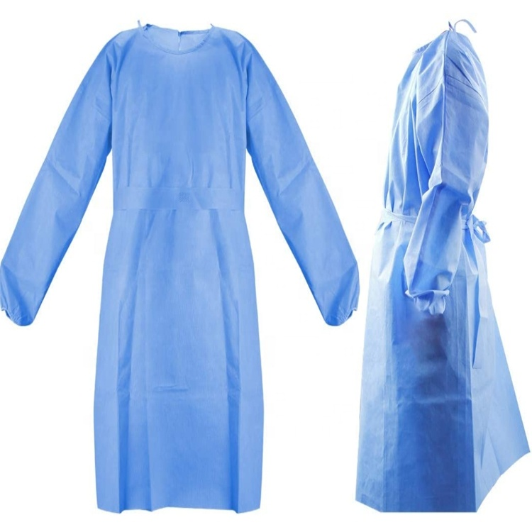 Disposable hospital isolation gown cpe plastic surgical gown