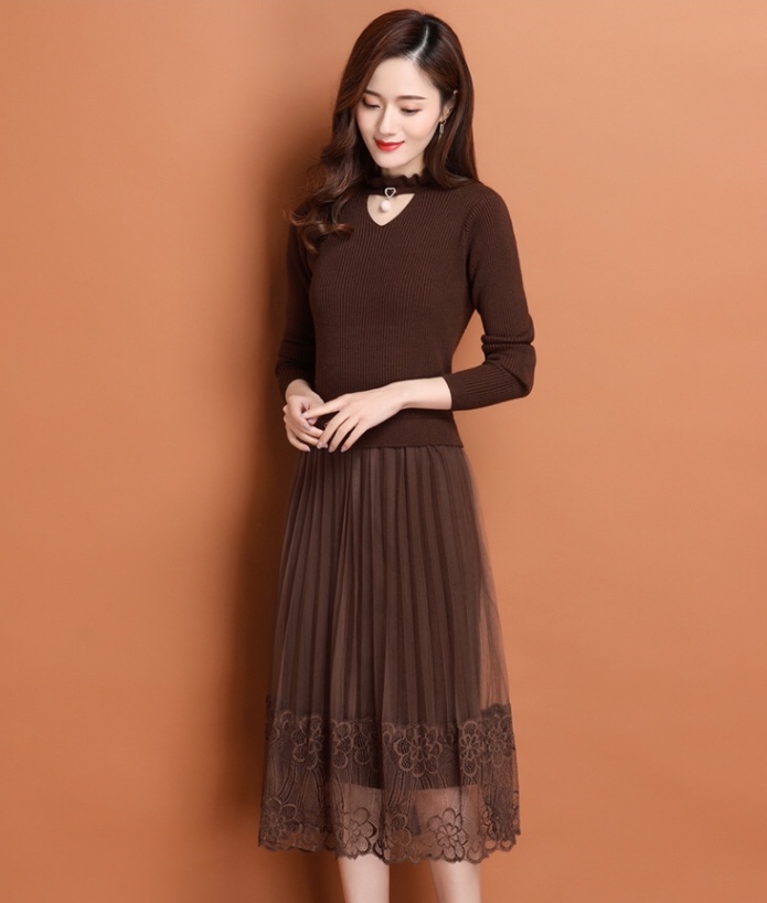 woolen gown design