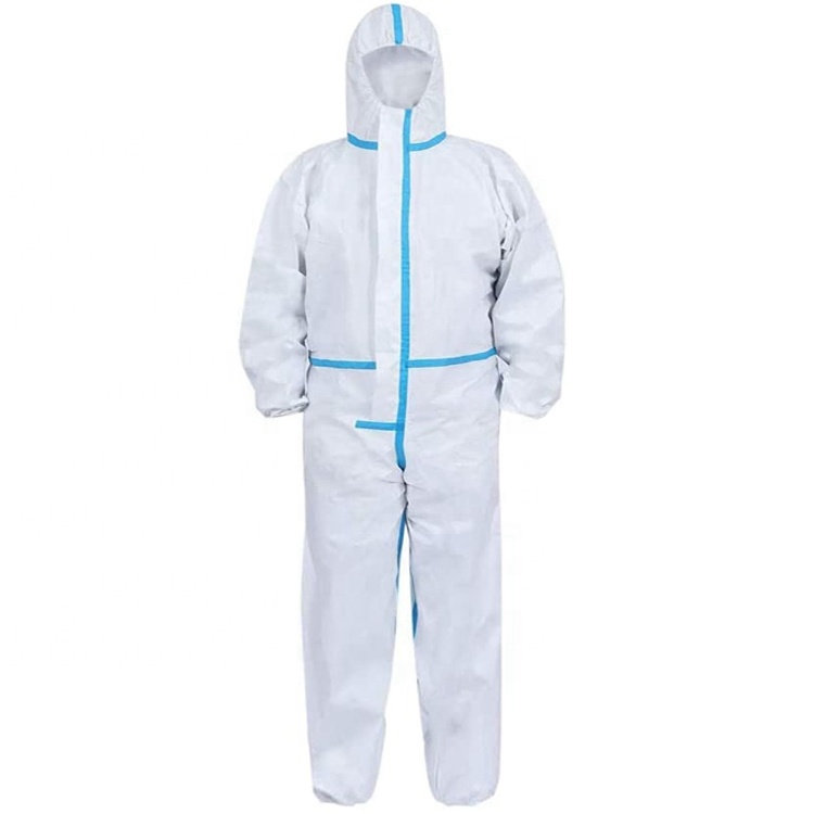 Waterproof Plastic CPE Gown Protective suit Disposable Isolation Gowns